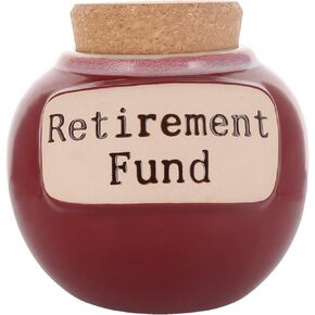 Fun Gifts, Retirement Fund Piggy Bank, Candy Jar, Retirement Gifts, Retired Gifts, Gifts for Men, Women, Dad Gifts