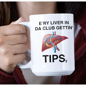 Interventional radiologist ir nurse mug - e'ry liver in da club gettin TIPsy - TIPS procedure - interventional radiology nurse