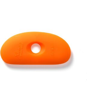 Xiem Tools Soft Silicone Clay Rib for Ceramics and Pottery (SCR1-O-10193)