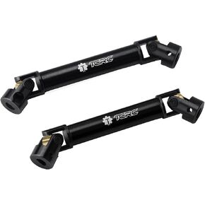 2PCS Hard Steel Extended Longer Drive Shafts with D Shaped Hole for Axial AX24 XC-1 (Match Upgraded Extended Chassis Suspension Links)