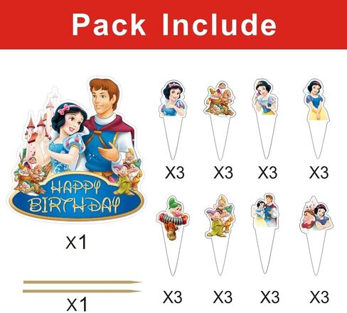25Pcs Princess and the Frog Cake Decorations with 24pcs Cupcake Toppers, 1pcs Cake Topper for Princess Tiana Birthday Party Supplies in Saudi Arabia