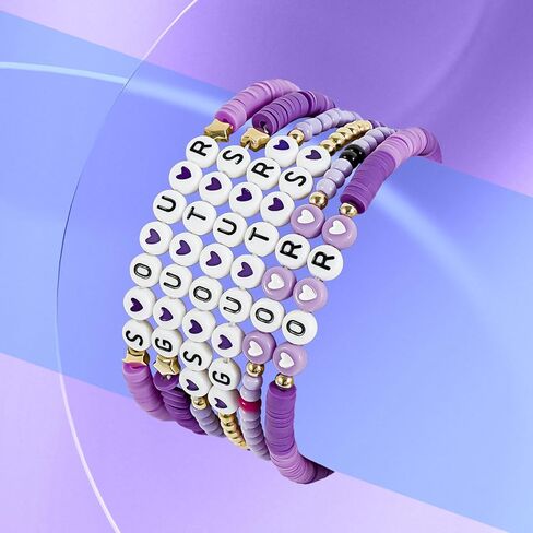 Olivia Great Rodrigo Bracelets Guts Tour Handmade Friendship Stretch Bracelets Music Merch Jewelry Gifts for Women Girls Fans in Kuwait