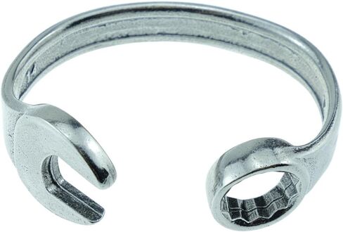 Established 1997 22nd Wedding Spanner Wrench Bangle Bracelet Stamped with EST 1997 in Kuwait