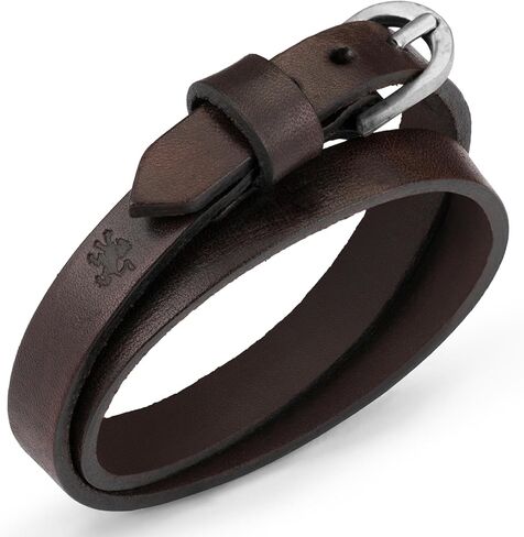Mens Leather Bracelet Wrap 2x - OUTBACK ESCAPES Adjustable Buckle Strap Wristband for Men, Surfer Double Layer Holiday Summer BEACH SURF Party Festival Club, Boyfriend in Saudi Arabia