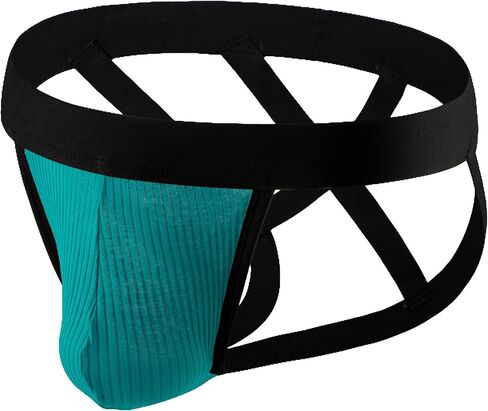 ملابس داخلية مثيرة منخفضة الارتفاع للرجال مزودة بحقيبة قابلة للتنفس وأحزمة رياضية in Kuwait