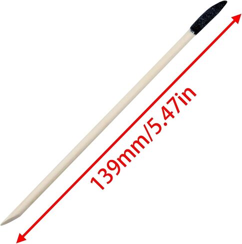 40PCS Double Inclined Sand 137mm Sanding Sticks for Fine Detail Sanding of Branches for Plastic Model Wood Products (Black Sand + Rose Sand) in Saudi Arabia