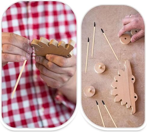 40PCS Double Inclined Sand 137mm Sanding Sticks for Fine Detail Sanding of Branches for Plastic Model Wood Products (Black Sand + Rose Sand) in Saudi Arabia
