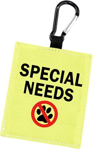 Special Needs Dog Alert Hang Tags for Dog Nervous Dog Hanging Dog Alert Patches Hanging Dog Tags (Special Needs -D) in Saudi Arabia