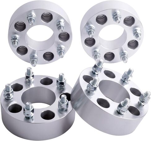 DCVAMOUS 4PC 5x4.75 to 5x5 Wheel Adapters 1 Inch with 12x1.5 Studs Compatible with Chevy GMC 5 Lug 5x120.65 to 5x127 for 1982-2003 Camaro | 1984-2019 Corvette | 1982-2004 S10 Blazer | Jimmy Sonoma in Kuwait