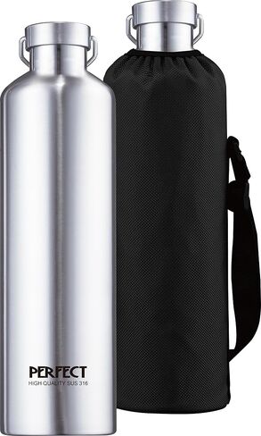 Sliver 68 oz 316 Stainless Steel Vacuum Insulated Water Bottle, Keep Cold and Hot, Leak Proof, Wide Mouth And Easy to Carry on in Saudi Arabia