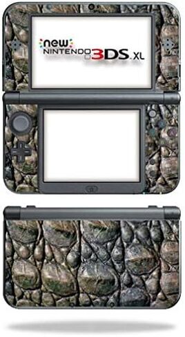 MightySkins Carbon Fiber Skin for Nintendo New 3DS XL (2015) - Gator Skin | Protective, Durable Textured Carbon Fiber Finish | Easy to Apply, Remove, and Change Styles | Made in The USA in Saudi Arabia