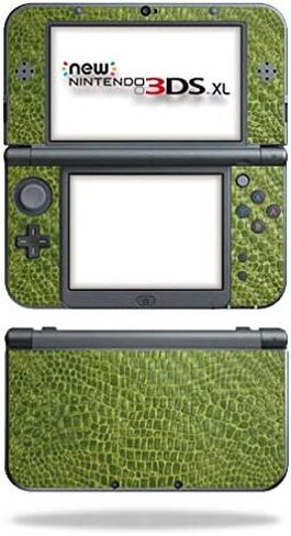 MightySkins Carbon Fiber Skin for Nintendo New 3DS XL (2015) - Gator Skin | Protective, Durable Textured Carbon Fiber Finish | Easy to Apply, Remove, and Change Styles | Made in The USA in Saudi Arabia
