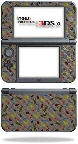MightySkins Carbon Fiber Skin for Nintendo New 3DS XL (2015) - Gator Skin | Protective, Durable Textured Carbon Fiber Finish | Easy to Apply, Remove, and Change Styles | Made in The USA in Saudi Arabia