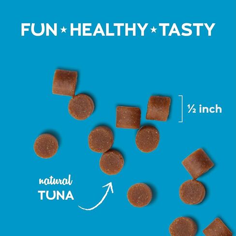 بسكويت بادي 3 أونصة من حلوى القطط الناعمة والمطاطية الخالية من الحبوب والمصنوعة من لحم الديك الرومي وجبن الشيدر اللذيذ الطبيعي in Kuwait