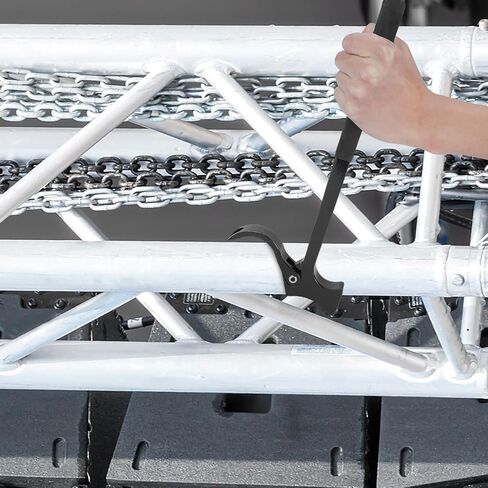 Nisorpa Hammer of Truss Stage Black Stage Spigot Lighing Truss Hammer، مزيل دبوس تروس معدني من الألومنيوم 2 في 1 أدوات تركيب وإزالة تروس لـ 2 بوصة تروس إضاءة تروس حنفية in Saudi Arabia