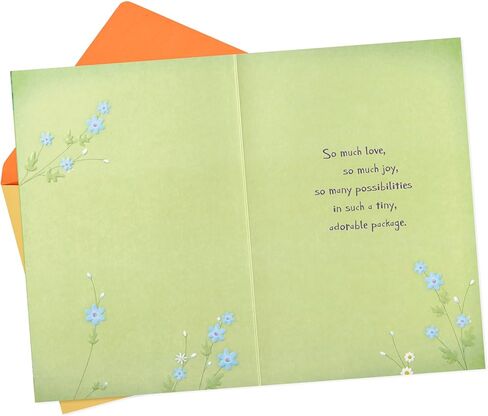 Hallmark Baby Shower Card for New Parents (Animals in the Woods) Welcome New Baby, Congratulations, Gender Reveal in Kuwait