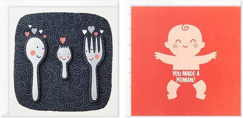 Hallmark Baby Shower Card for New Parents (Animals in the Woods) Welcome New Baby, Congratulations, Gender Reveal in Kuwait