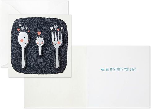 Hallmark Baby Shower Card for New Parents (Animals in the Woods) Welcome New Baby, Congratulations, Gender Reveal in Kuwait