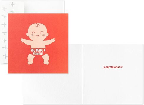 Hallmark Baby Shower Card for New Parents (Animals in the Woods) Welcome New Baby, Congratulations, Gender Reveal in Kuwait