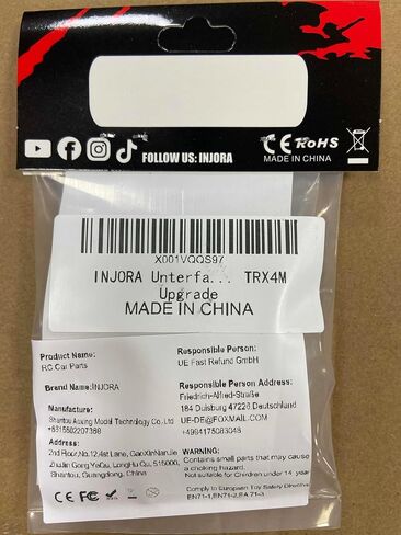 INJORA 53g Brass Skid Plate Transmission Mount for TRX4M in Kuwait