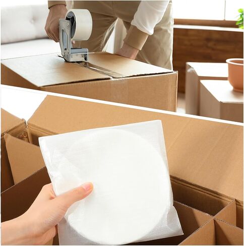 2 Sets Heavy Duty Kitchen Moving Box Kit 2 Pcs Boxes for Moving Dishes and Glassware 12 x 24.1 x 11 Inch Includes 12.2 x 7.1 Inch Box Dividers, 24 Sheets Foam Pouches in Saudi Arabia
