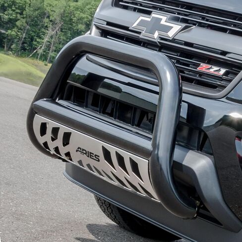 ARIES B35-9001 3-Inch Black Steel Bull Bar, No-Drill, Select Nissan Armada, Titan in Saudi Arabia