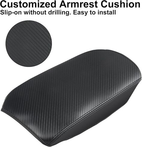 غطاء وحدة التحكم المركزية للسيارة، واقي غطاء صندوق مقعد مسند الذراع الأوسط من الجلد، ملحقات ديكور مريحة للسيارة تناسب 2024 ملحقات سوبارو فورستر 2019 2020 2021 2022 2023 (ألياف الكربون) in Kuwait