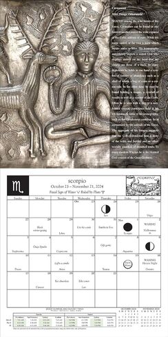 The Witches' Almanac 2024 Calendar in Saudi Arabia