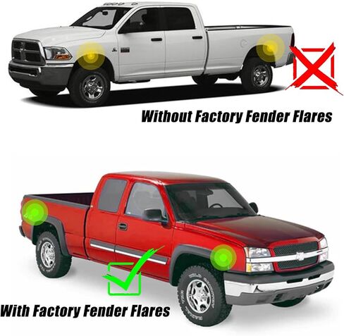 KEYOOG Front &Rear Mud Flaps Splash Guards Fit for 01-06 Chevy Avalanche 1500/2500 Silverado 1500HD Tahoe 99-06 GM-C Sierra 3500 Yukon/Xl 1500 Dedicated Mudguard for Four Seasons 4-Pc Set Splash Guard in Kuwait