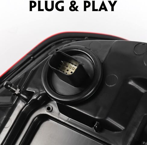 For Dodge Ram 1500 Tail Light Assembly 2019-2022 LED Type & Red Lens Chrome Interior Left Driver Side Rear Light 55112991AC 55112991AD CH2800217 in Kuwait