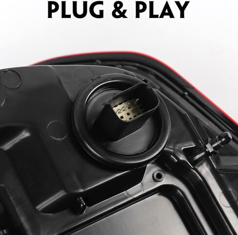 For Dodge Ram 1500 Tail Light Assembly 2019-2022 LED Type & Red Lens Chrome Interior Left Driver Side Rear Light 55112991AC 55112991AD CH2800217 in Kuwait