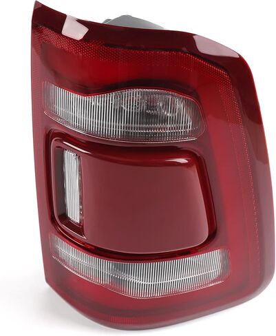 For Dodge Ram 1500 Tail Light Assembly 2019-2022 LED Type & Red Lens Chrome Interior Left Driver Side Rear Light 55112991AC 55112991AD CH2800217 in Kuwait