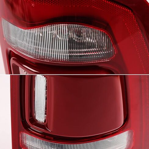 For Dodge Ram 1500 Tail Light Assembly 2019-2022 LED Type & Red Lens Chrome Interior Left Driver Side Rear Light 55112991AC 55112991AD CH2800217 in Kuwait