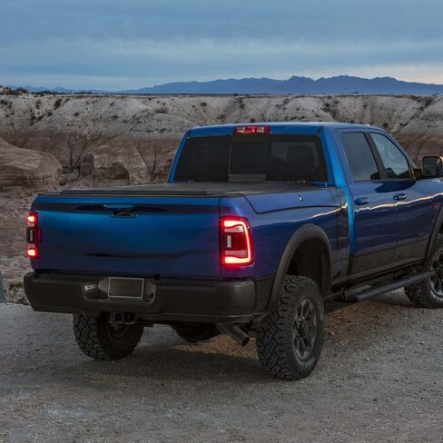 For Dodge Ram 1500 Tail Light Assembly 2019-2022 LED Type & Red Lens Chrome Interior Left Driver Side Rear Light 55112991AC 55112991AD CH2800217 in Kuwait