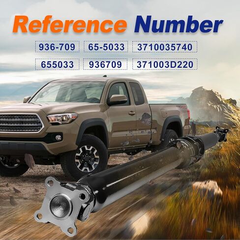 DriveXpert 936-709 Rear Drive Shaft Prop Shaft Driveshaft Assembly Fit for Toyota Tacoma 1995-2004 4WD Manual Trans, Replace# 655033, 3710035740, 371003D220 in Saudi Arabia