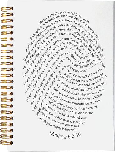 Christian Bible Scripture 1 Corinthians 13:13 and Now These Three Remains Spiral Notebook Journal 5.5 x 8.3 inches,Christian Themed Lined Hardcover Spiral Notebook,Gifts for Women Teens Girls in Saudi Arabia