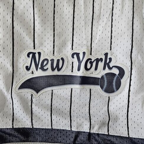Men's Stitched Letter Graphic Track Baseball Shorts Drawstring Waist Summer Workout Shorts City Gift in Saudi Arabia