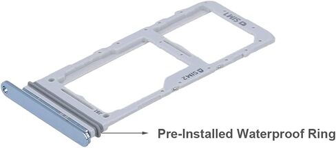 EMiEN SIM Card Tray Slot Holder and Micro SD Card Tray Replacement for Samsung Galaxy S20 / S20 Plus / S20 Ultra (Single SIM Model ONLY) + Eject Pin (Cosmic Black) in Saudi Arabia