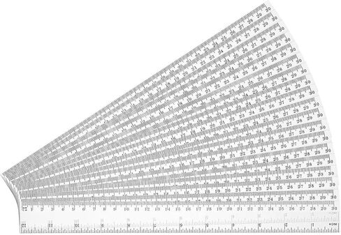 60 Pack Clear Plastic Ruler, 12 Inch Standard/Metric Rulers Straight Ruler Measuring Tool for Student School Office in Saudi Arabia