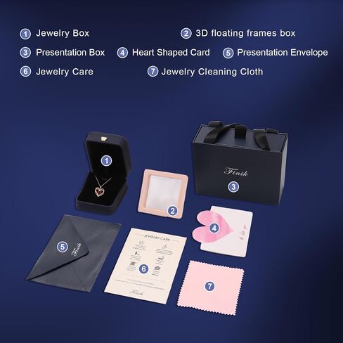 Rose Gold Heart Necklaces for Women,S925 Sterling Silver Jewelry for Women, Mom Birthday Valentines Mothers Day Gifts, Girlfriend Necklaces, Daughter Heart Jewelry, Anniversary for Her (Rose Gold-01/07-Jan/July) in Saudi Arabia