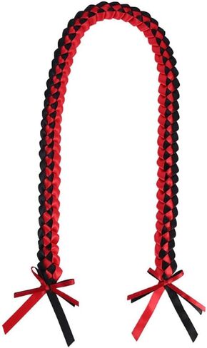 Pingyongchang 2024 Graduation Leis Handmade Ribbon Lei Double Braided Class of 2024 Graduation Necklace High School College Graduation Party Accessories for Women Men Graduation Gift in Saudi Arabia