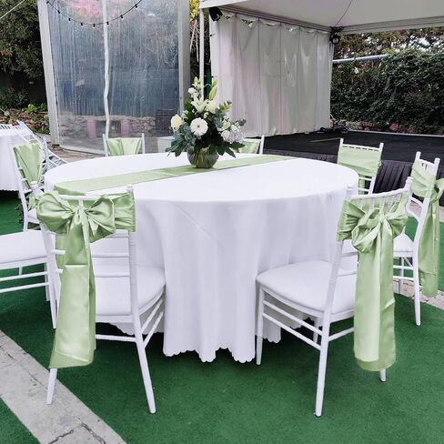 Pesonlook 15 Pack Royal Blue Table Runners 12 x 108 Inch Long for Rectangle Round Tables, Satin Table Runner for Wedding, Birthday Party Banquets Graduation Engagements Decoration in Kuwait