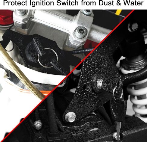 RUTU 4 Wire Ignition Switch Key Set with Cap for 50cc 90cc 110cc 125cc TaoTao Sunl Coolster Apollo Chinese ATV Dirt Pit Bike Scooter Pocket Motorcycle Quad Go Kart 4 Wheeler Parts in Saudi Arabia