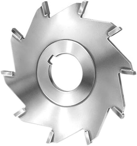 4" Diameter, 3/16" Width, Slitting Saw, Carbide Tipped, 10 Straight Teeth, 1" Arbor Hole, for Milling Most Materials, USA Made, 56676 in Saudi Arabia