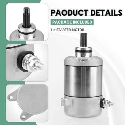 محرك بداية 31200-HM8-003 متوافق مع Honda ATV TRX250 TRX250EX TRX250TE TRX250TM 229CC 1997-2007/TRX250X 2009-2019 31200-HM8-A41. in Kuwait