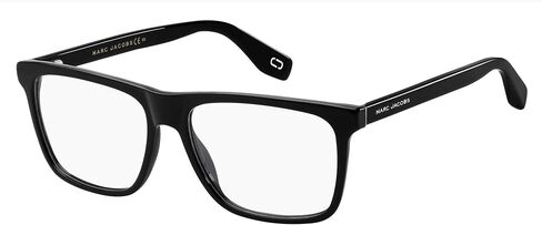 Marc Jacobs Marc 342 807 Black Plastic Rectangle Eyeglasses 55mm in Saudi Arabia