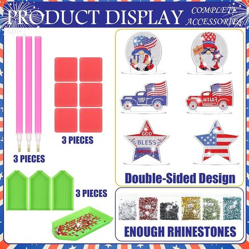 Janlaugh 3 Pcs Butterfly Diamond Painting Butterfly Desktop Ornaments DIY Butterfly Centerpieces for Tables 5d Double Sided Table Top Diamond Painting Kits for Spring Summer Table Decor in Saudi Arabia