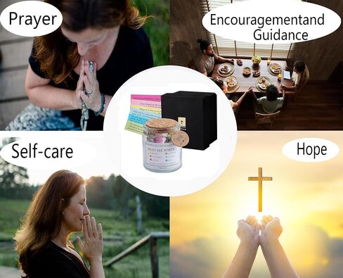Bible Verses in a Jar,Hope Jar,Prayer Cards,Read Me When Bible Verses Jar for Emotions and Feelings,Christian Gifts Church Biblical Faith,90 Color Coded Bible Verses in a Jar,Father's Day Gifts in Saudi Arabia