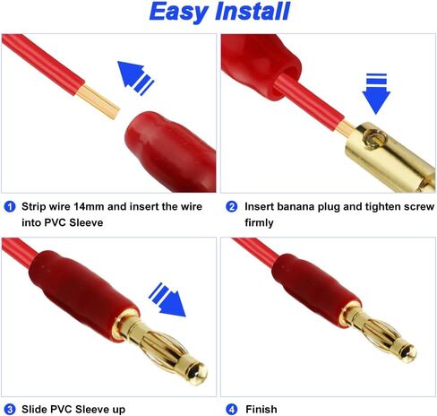 3 Inch Round 2-Way Speaker Box Terminal Cup Binding Post, Power Speaker Screw-in Terminal Plates with Closed Screw Type Banana Plugs, Screws (12 Pack) in Saudi Arabia