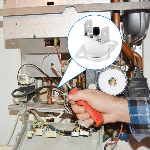 2 قطعة استبدال الحد L350، مفتاح حد الفرن المقاوم لدرجة الحرارة متوافق مع Rheem 47-22861-01 أجزاء إصلاح سخان المياه والثلاجة وموقد الغاز in Kuwait